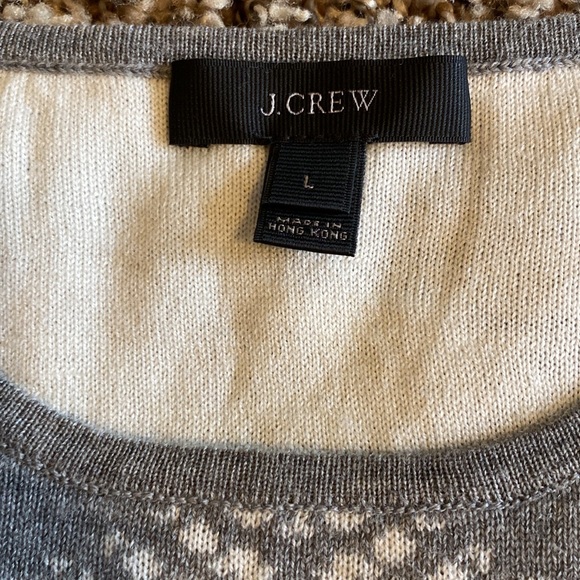 J Crew Merino scarf sweater size Large - Picture 5 of 6